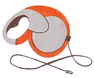 retractable leash illustrations